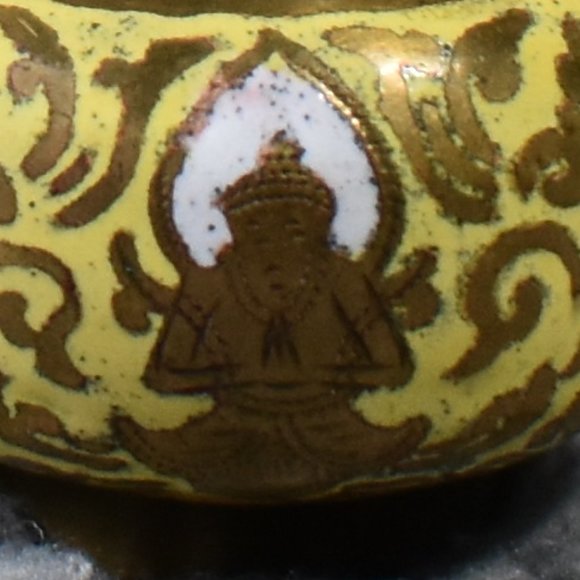 Vintage Brass Krishna Salt and Pepper Shaker with Toothpick Holder Set - Picture 15 of 15